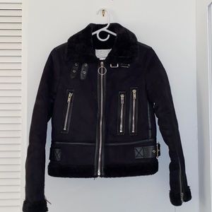 Zara faux shearling jacket